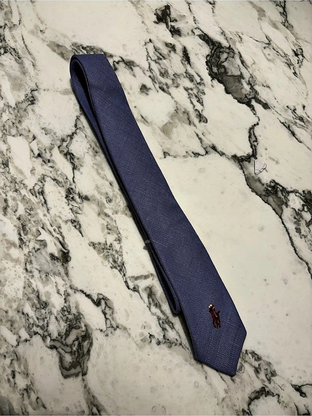 Polo Ralph Lauren Silk Knit Tie Purplish Blue